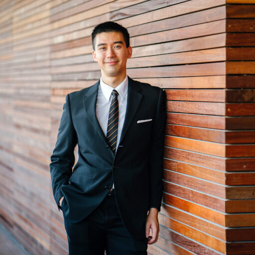 Person with a straight look